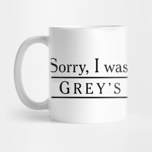 Watching Grey’s Anatomy Mug